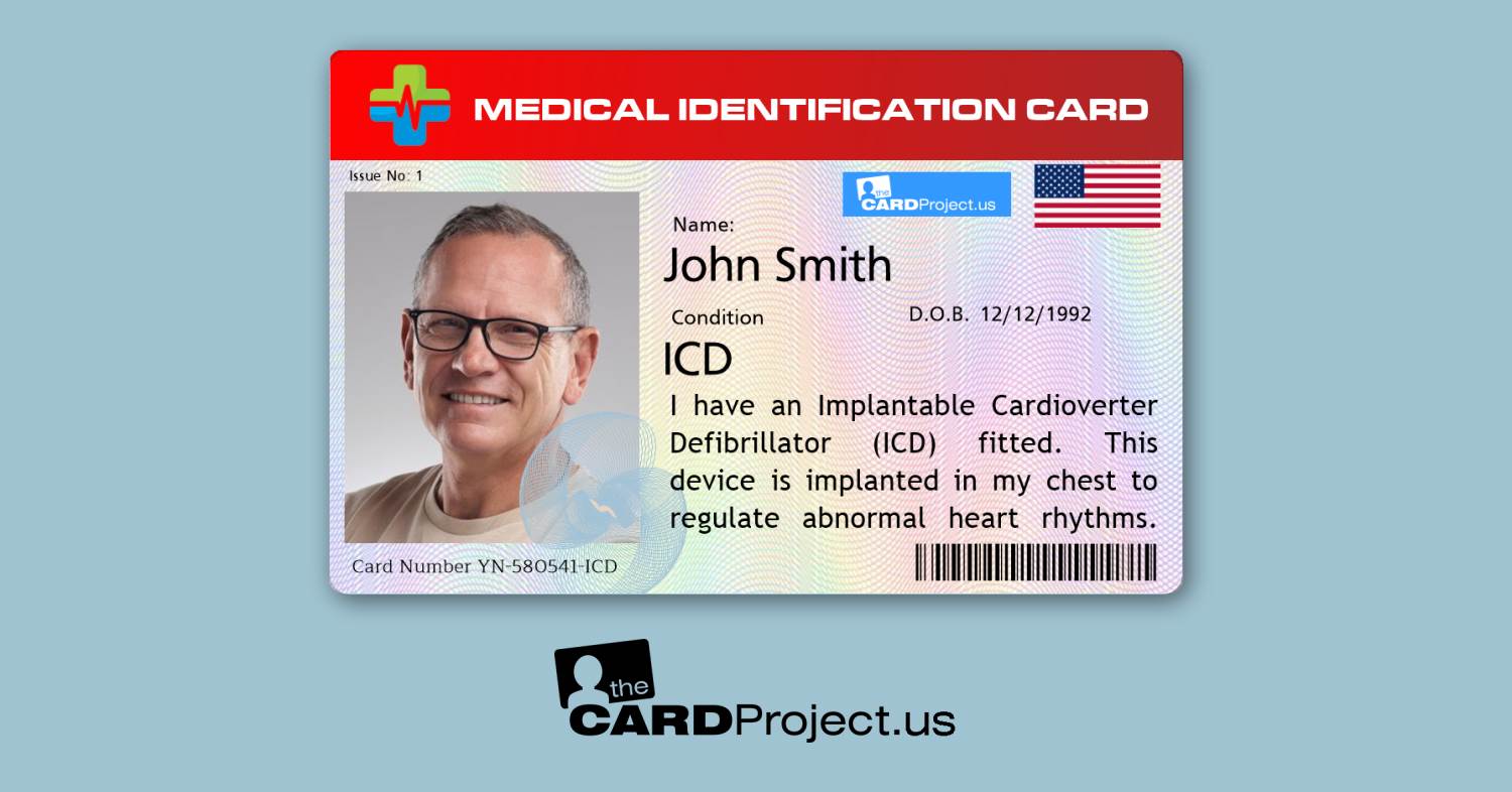 ICD Premium Medical Card (FRONT)